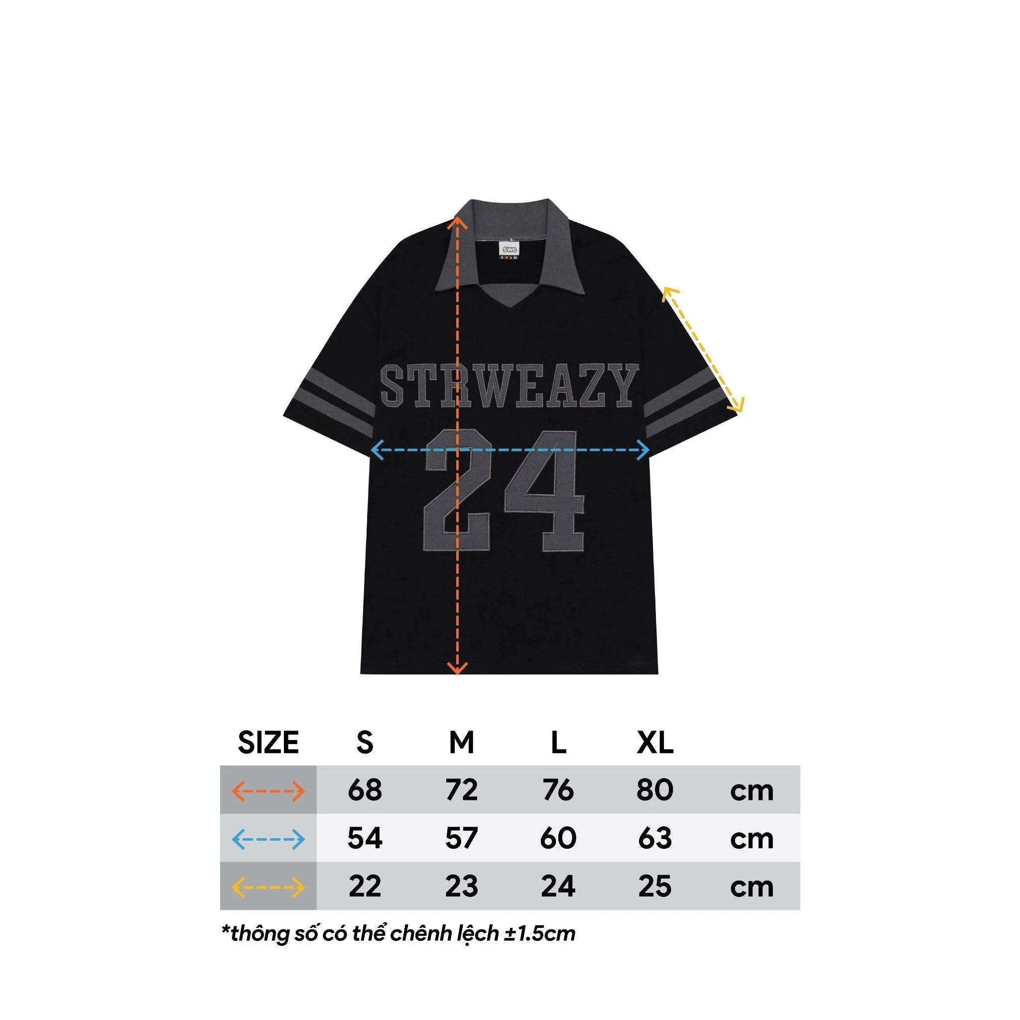 24 POLO - BLACK