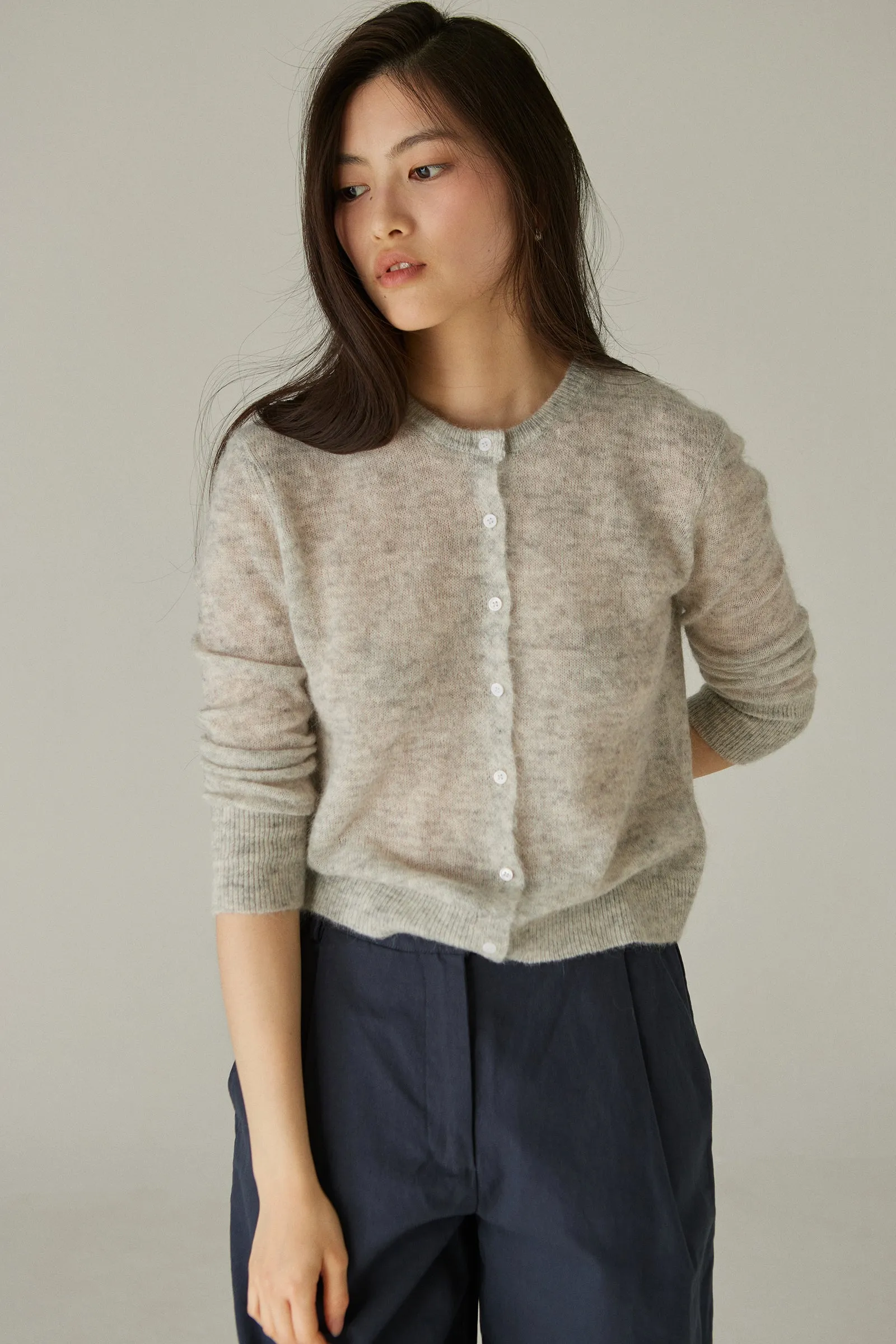2nd / Deli Cardigan -- Fuzzy Knit