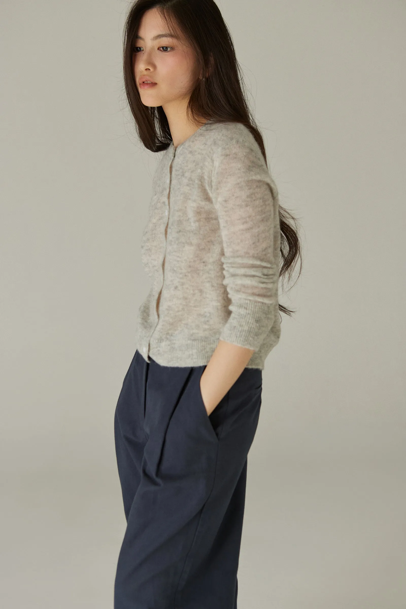 2nd / Deli Cardigan -- Fuzzy Knit