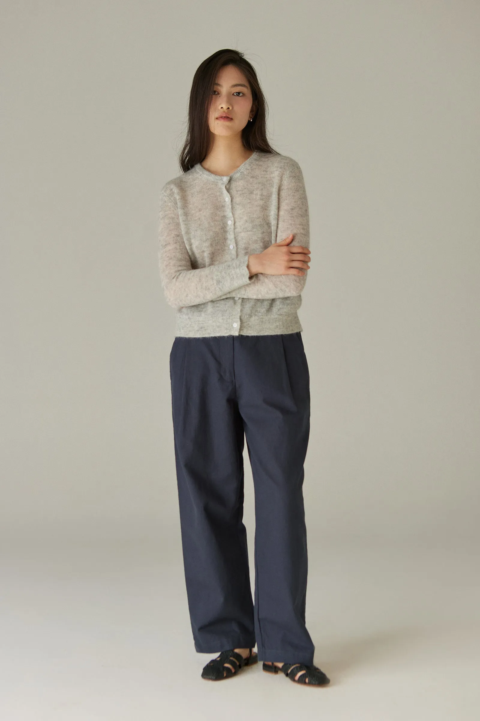 2nd / Deli Cardigan -- Fuzzy Knit