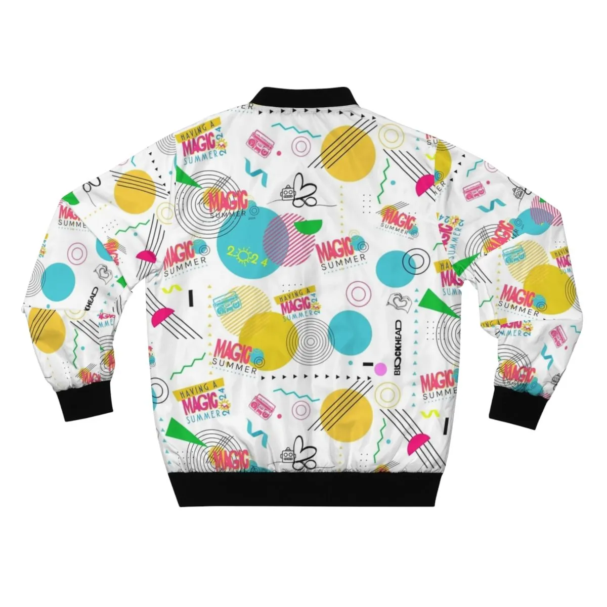 90s Bomber Jacket with New Kids on the Block Iconography