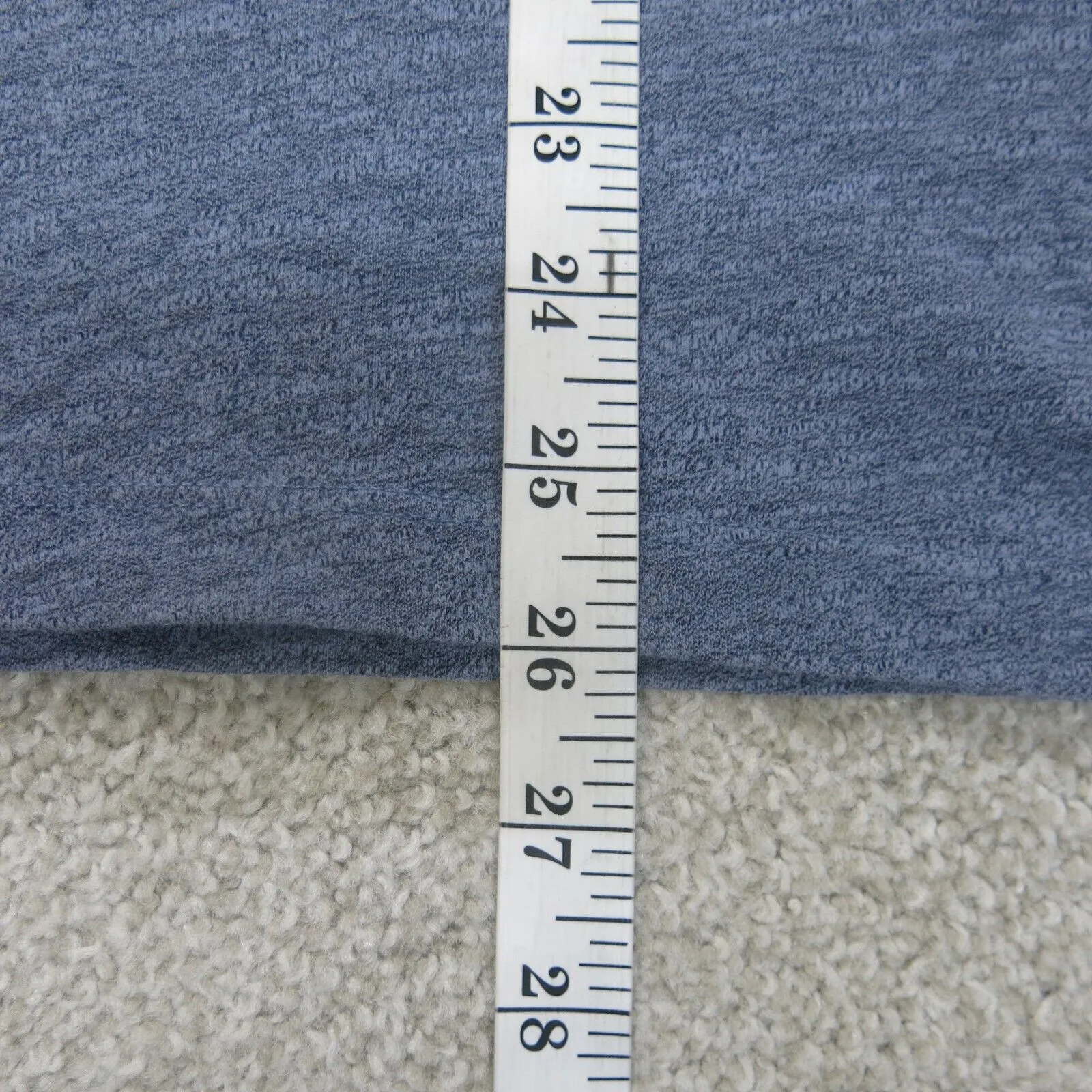 Abercrombie & Fitch Shirt Mens X Small Blue Long Sleeve Spell Out Crew Neck Logo