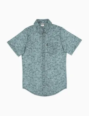 Acrylick - Kendrick S/S Button Down Men's Shirt, Aqua