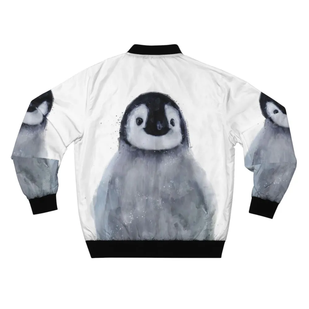 Adorable Penguin Bomber Jacket for Kids