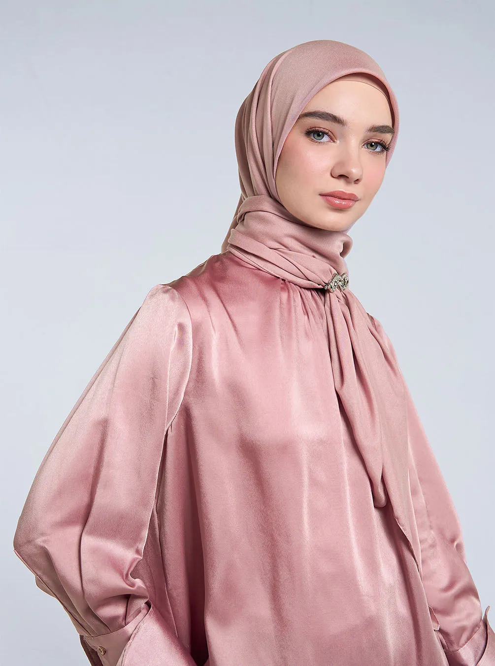 AIRY VOILE SCARF PLAIN SAND