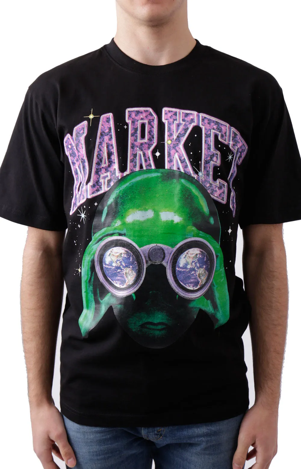 Alien Sightseeing T-Shirt - Black