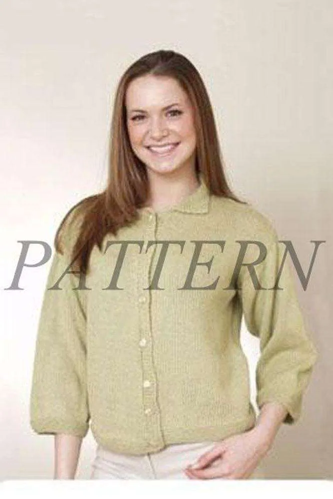 Alpaca DK Ladies Cardigan Pattern