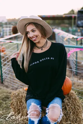 Alpha Delta Pi Simple PR Long Sleeve Tee