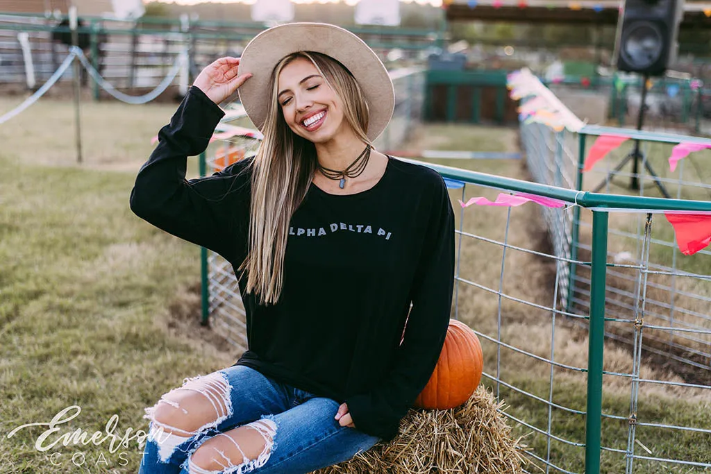 Alpha Delta Pi Simple PR Long Sleeve Tee