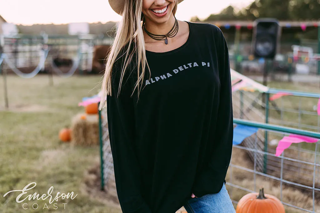 Alpha Delta Pi Simple PR Long Sleeve Tee