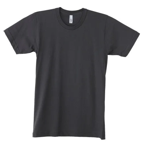 American Apparel Adults Unisex Plain Short Sleeve Cotton T-Shirt
