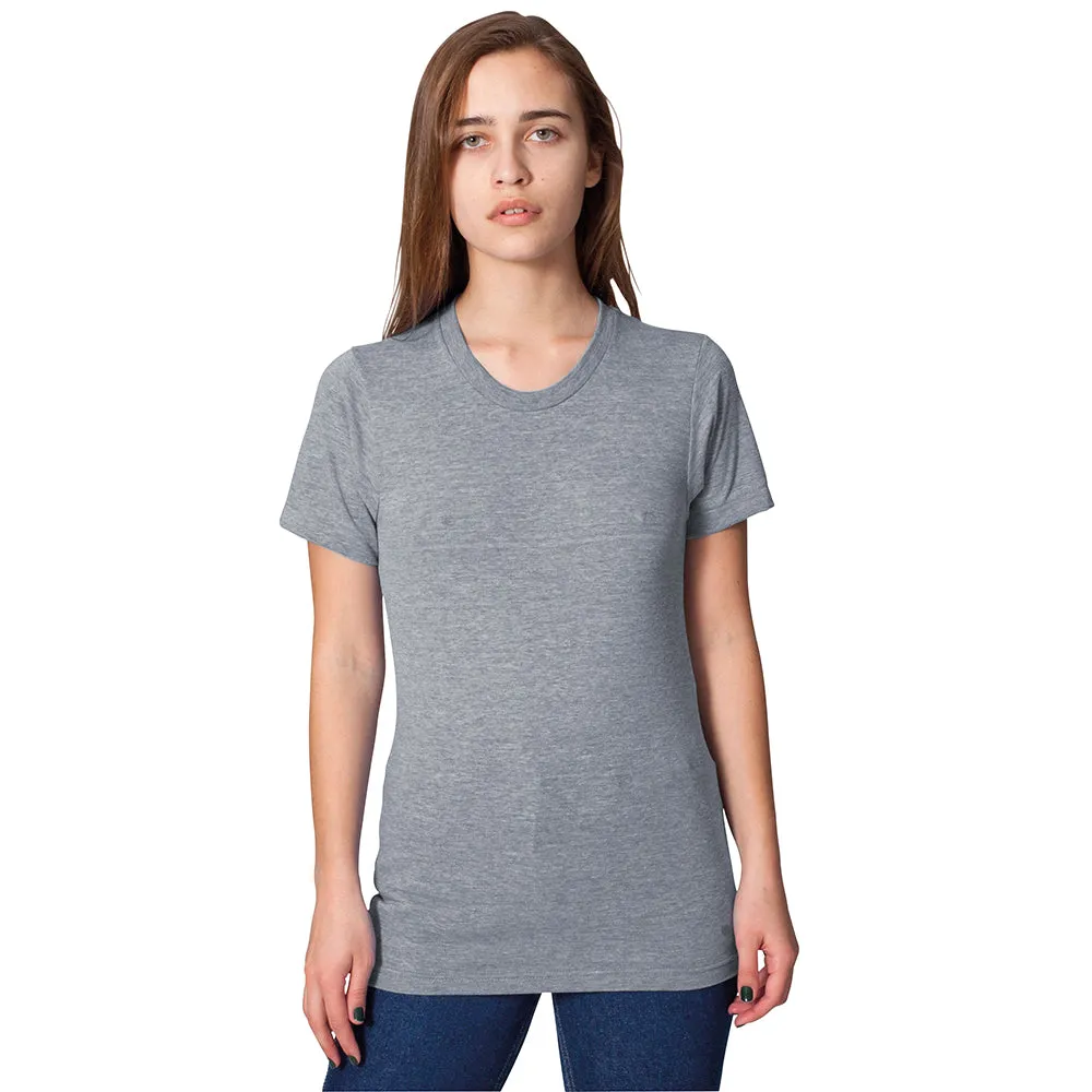 American Apparel Unisex Tri-blend Short Sleeve Track T-Shirt