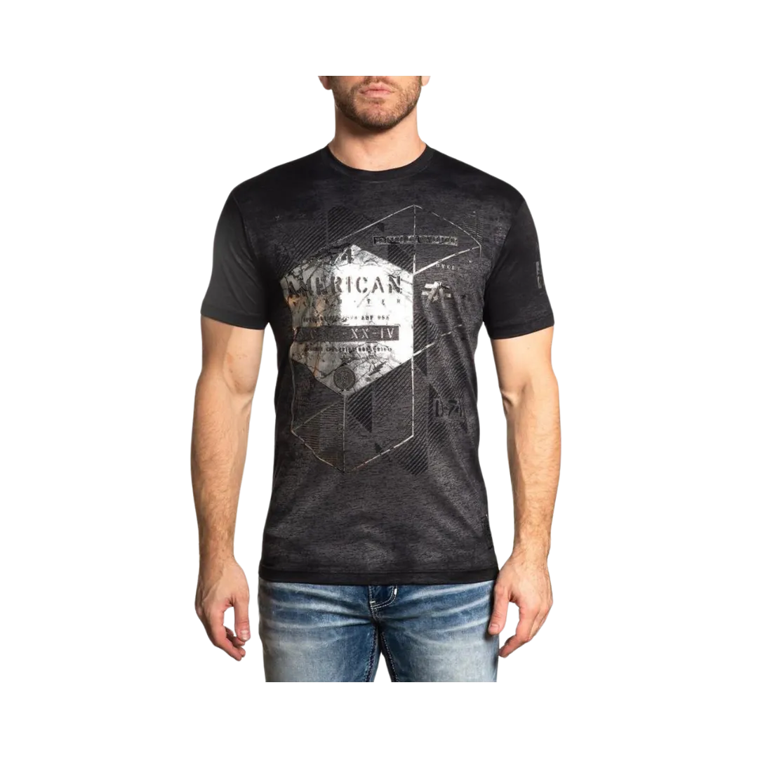 American Fighter Men's Freeport Black Shirt