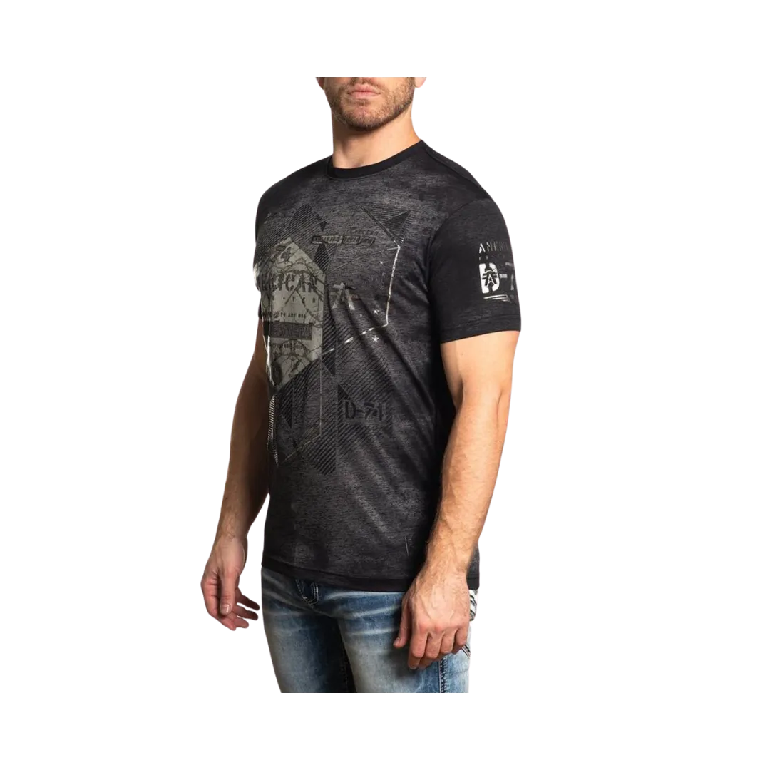 American Fighter Men's Freeport Black Shirt