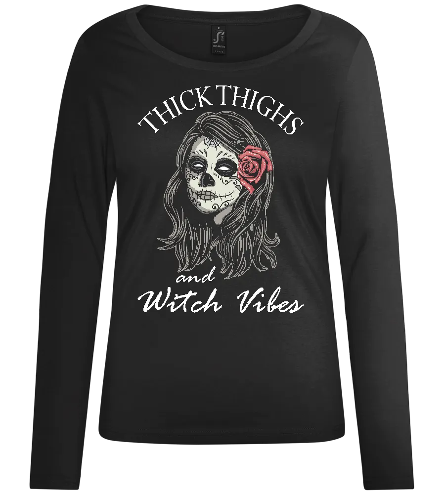 And Witch Vibes Design - Comfort women's long sleeve t-shirt