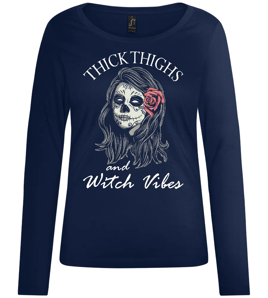 And Witch Vibes Design - Comfort women's long sleeve t-shirt