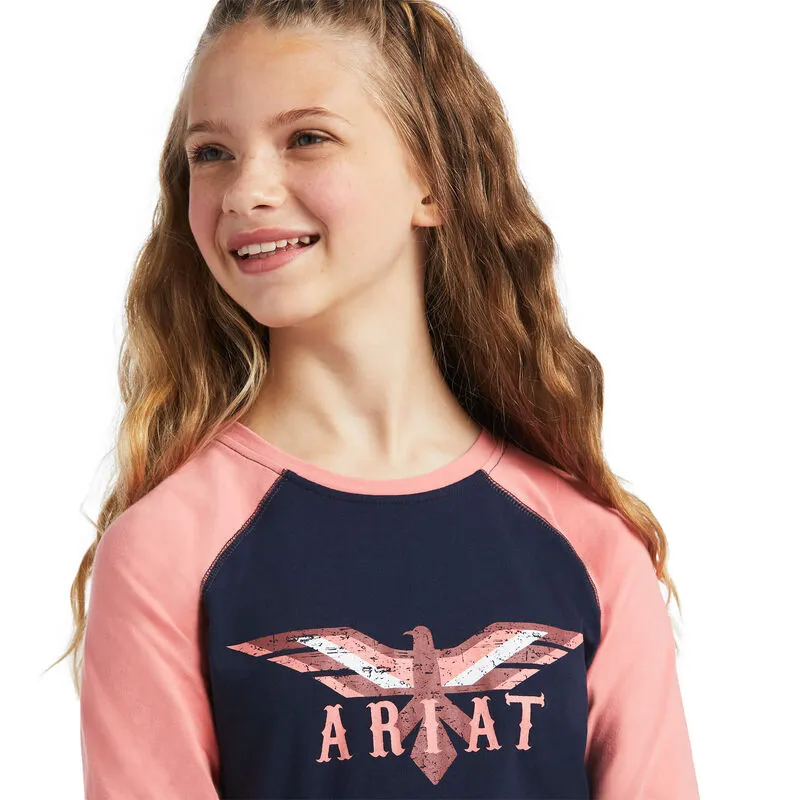 Ariat Girl's Real Firebird BB LS Tee Shirt