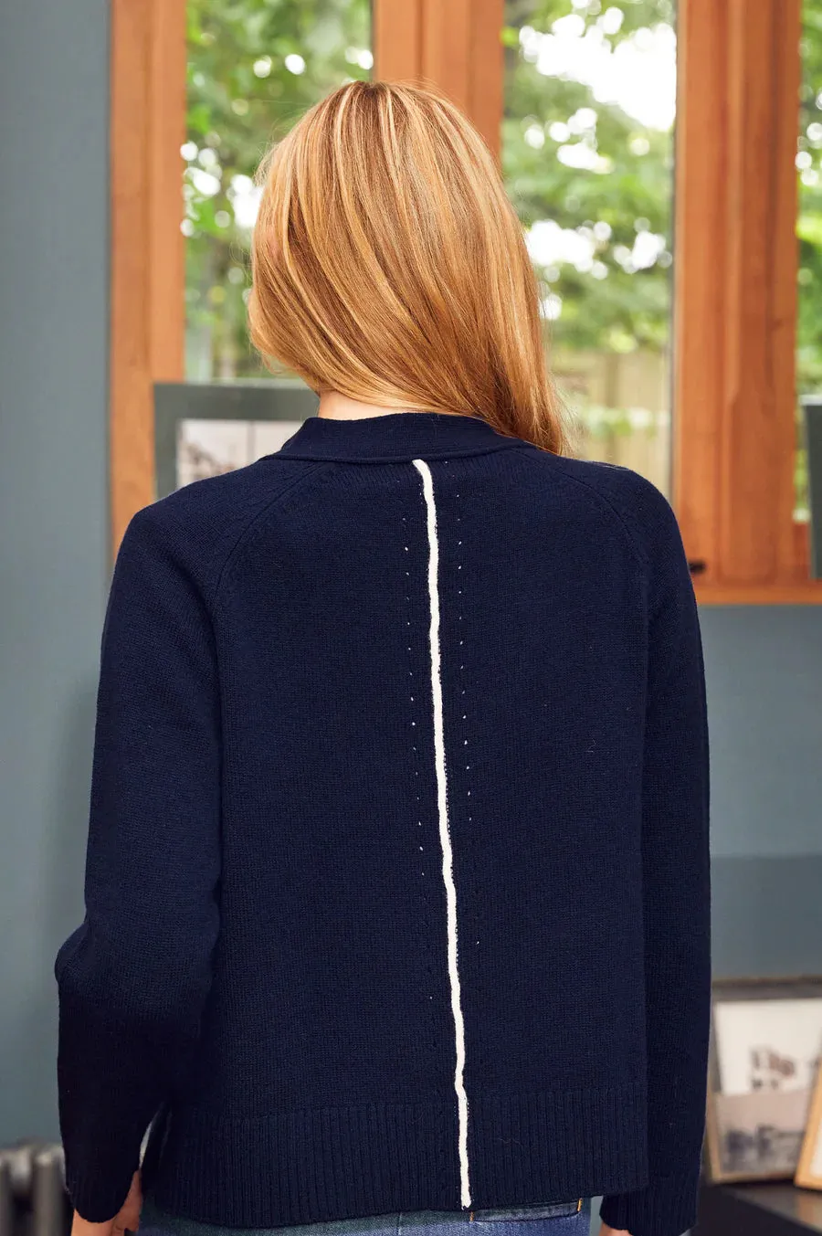 ASPIGA SWING CARDIGAN NAVY