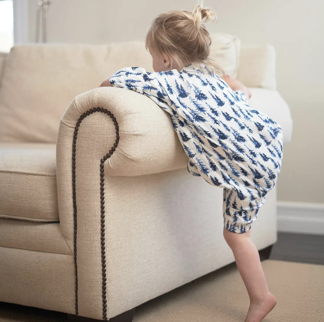 Baby Kimono Jumpsuit | Indigo Forest