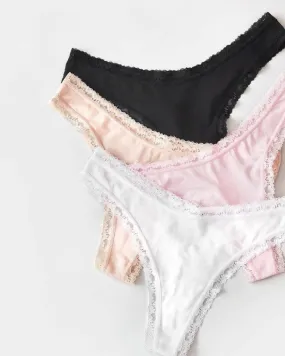 Basics Thong 4-Pack