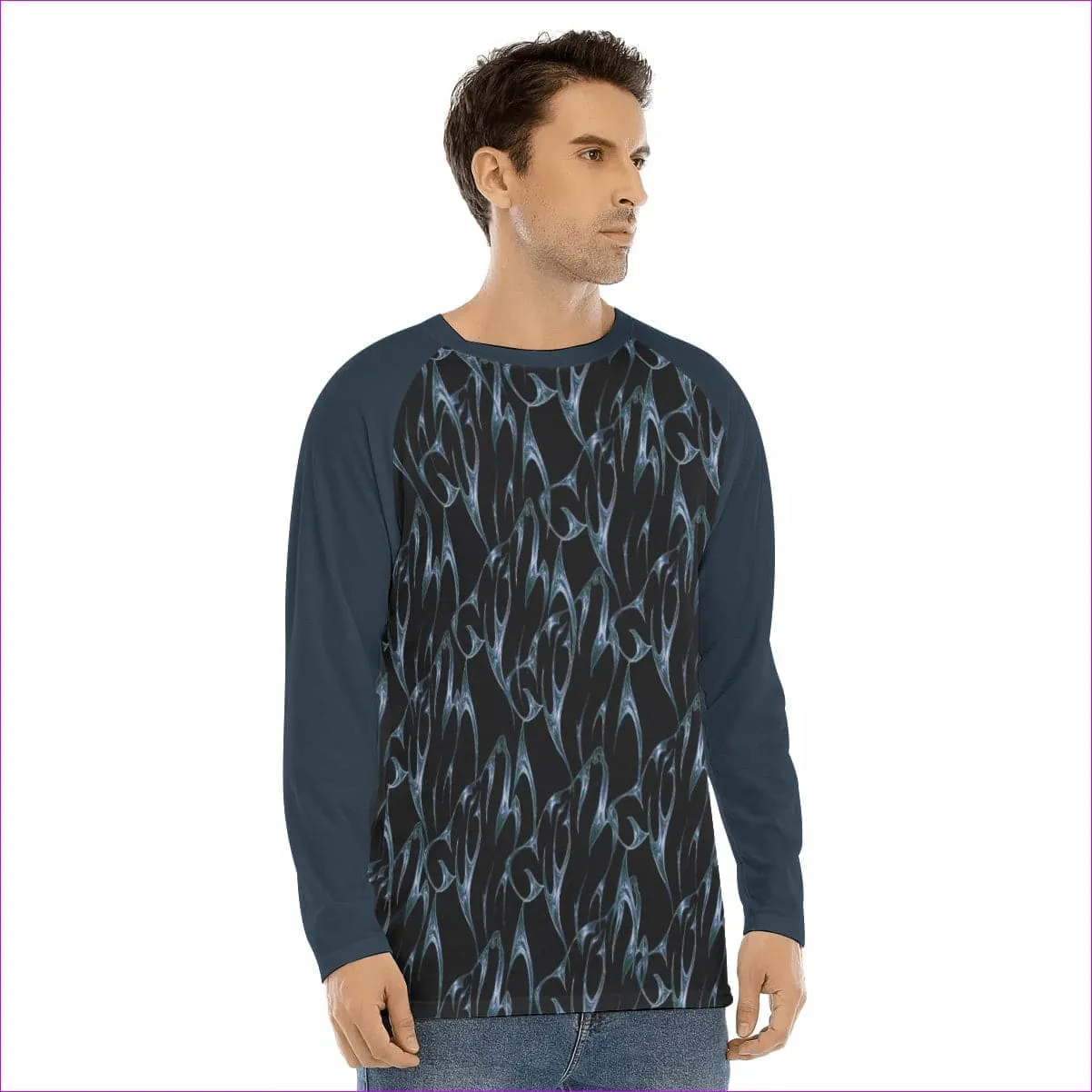 Bay Men's Long Sleeve T-shirt With Raglan Sleeve