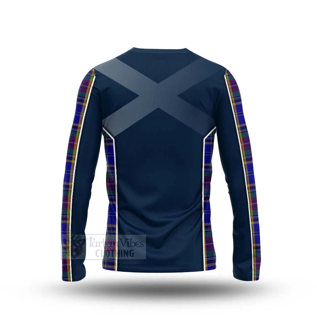 Beattie (Beatty) Tartan Long Sleeve T-Shirt with Family Crest and Scottish Thistle Vibes Sport Style
