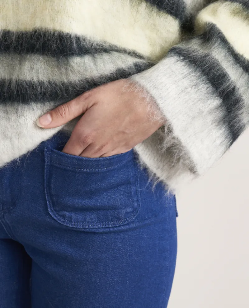 Bellerose Dinie Stripe Crew Knit