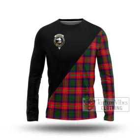 Belsches Tartan Long Sleeve T-Shirt with Family Crest and Military Logo Style