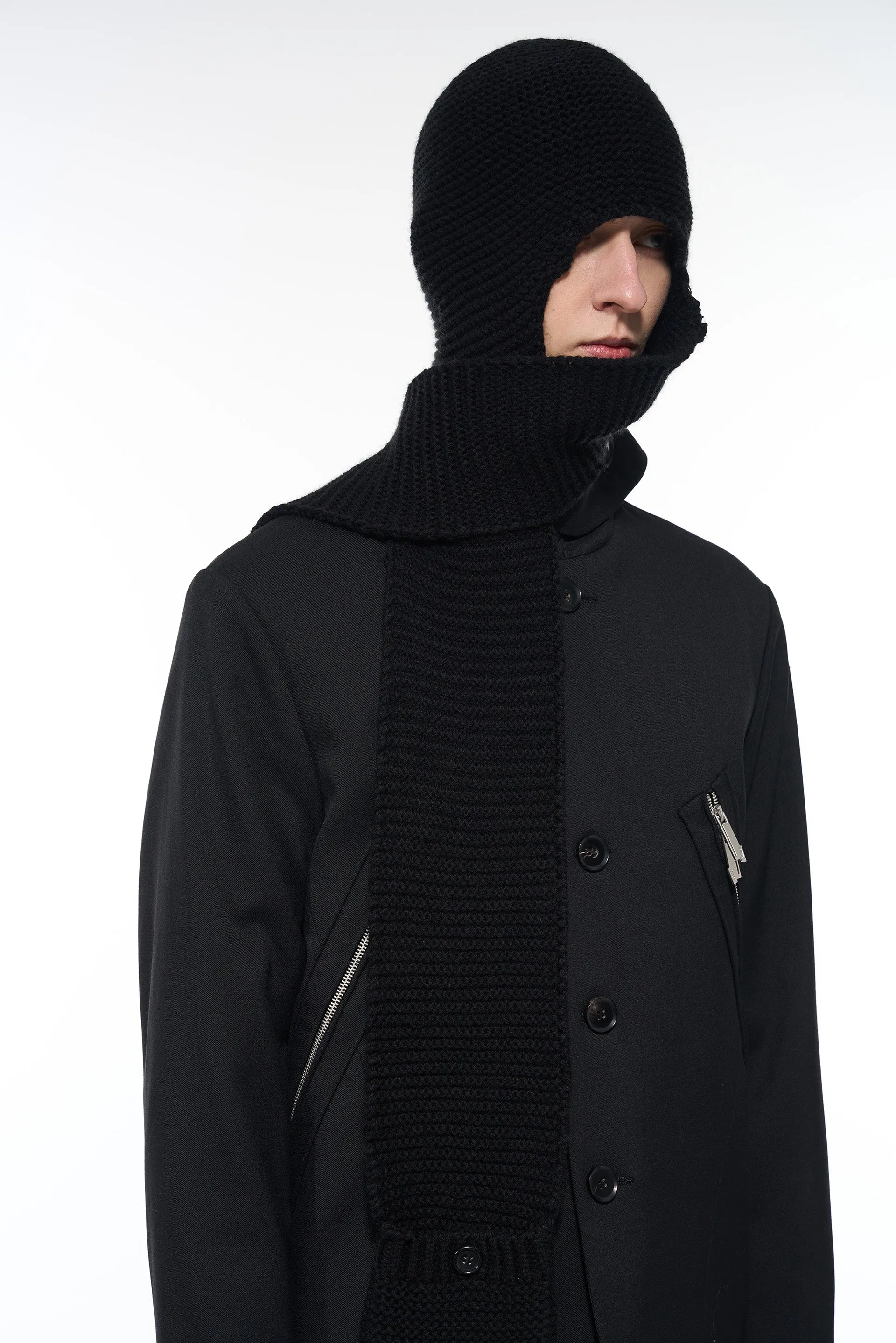 Black Long Beanie
