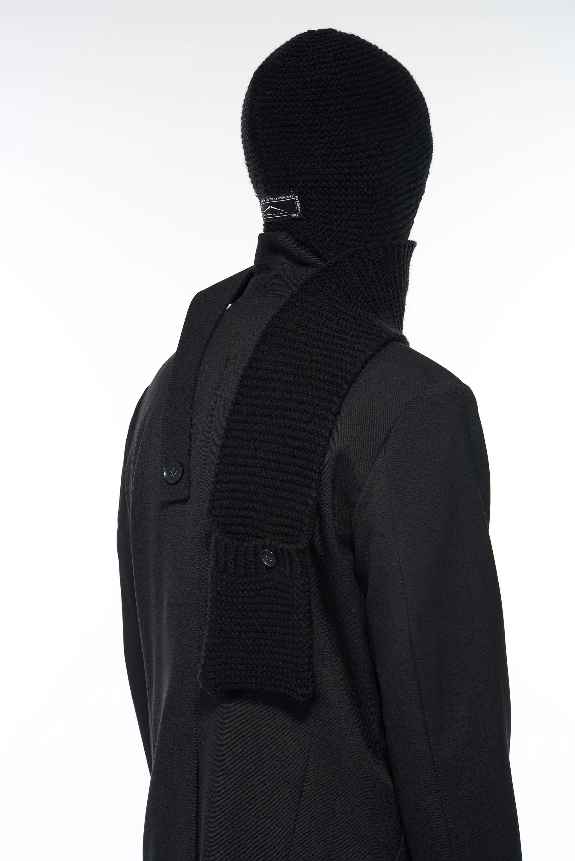 Black Long Beanie