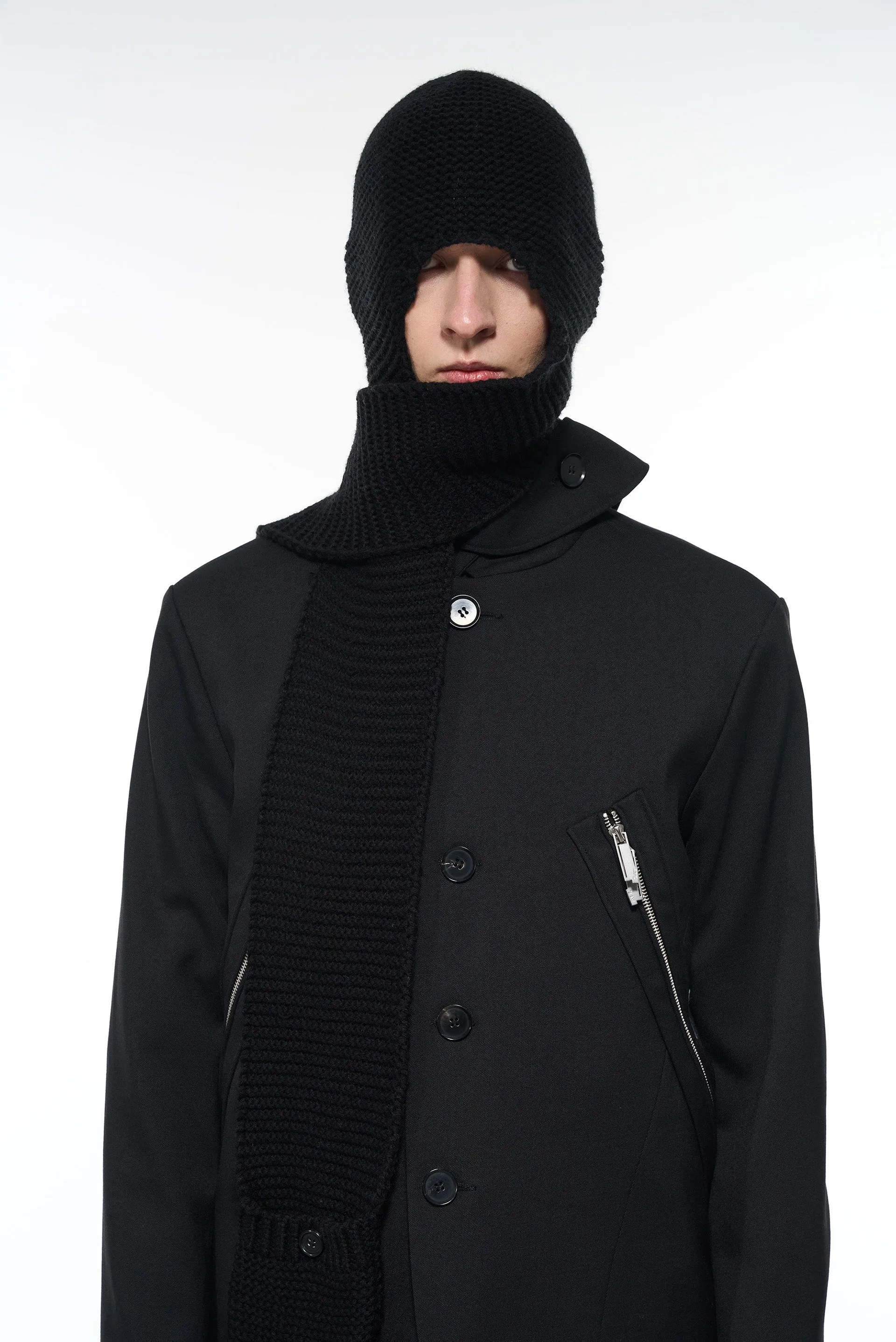 Black Long Beanie