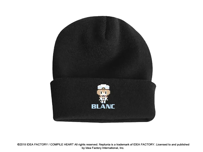 Blanc Pixel Beanie