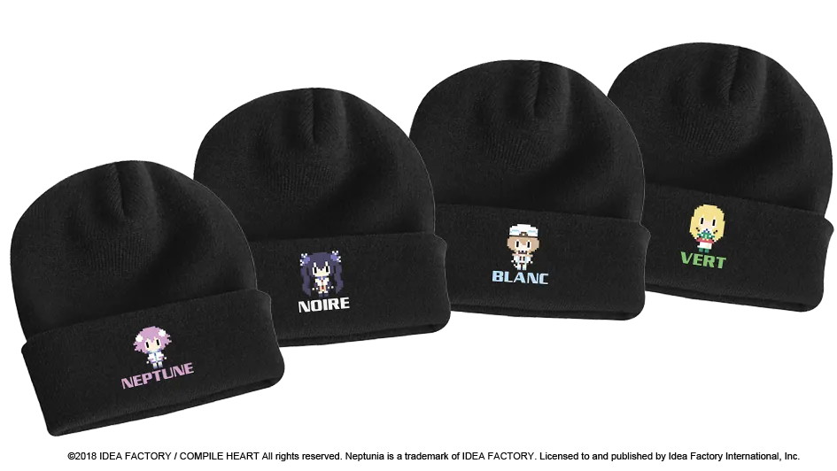 Blanc Pixel Beanie