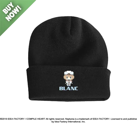 Blanc Pixel Beanie