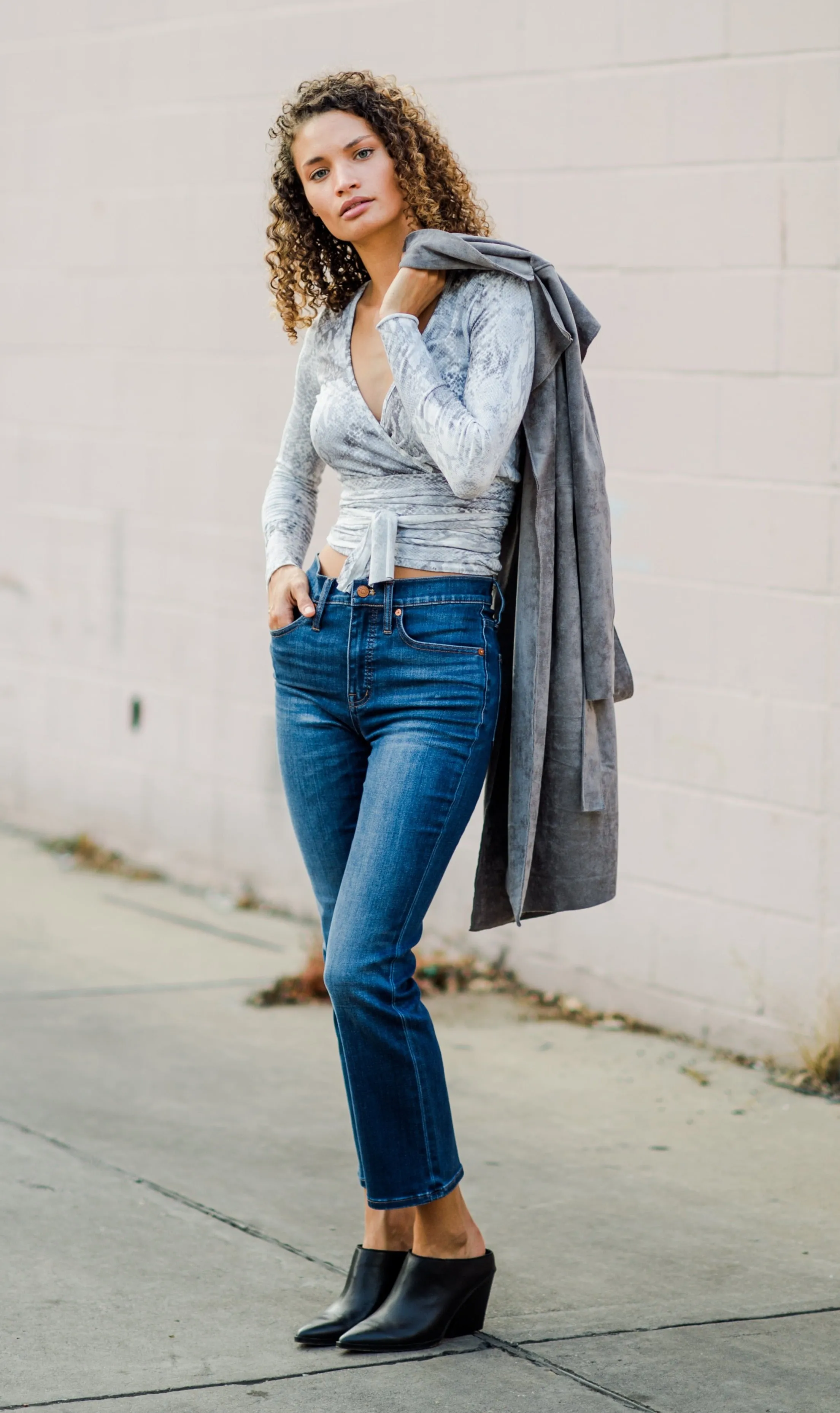Blank NYC Faux Suede Trench