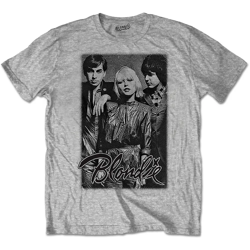 Blondie Band Promo Grey T-shirt
