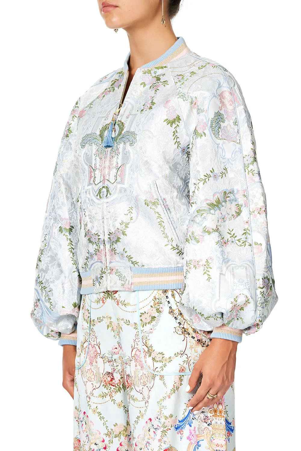 BLOUSON SLEEVE BOMBER VERSAILLES SKY