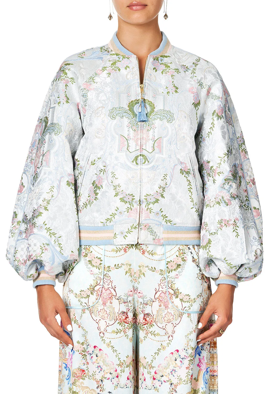 BLOUSON SLEEVE BOMBER VERSAILLES SKY