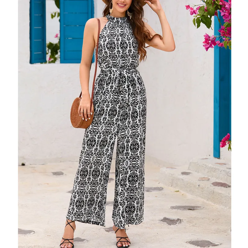 Bohemian Wide Leg Jumpsuit