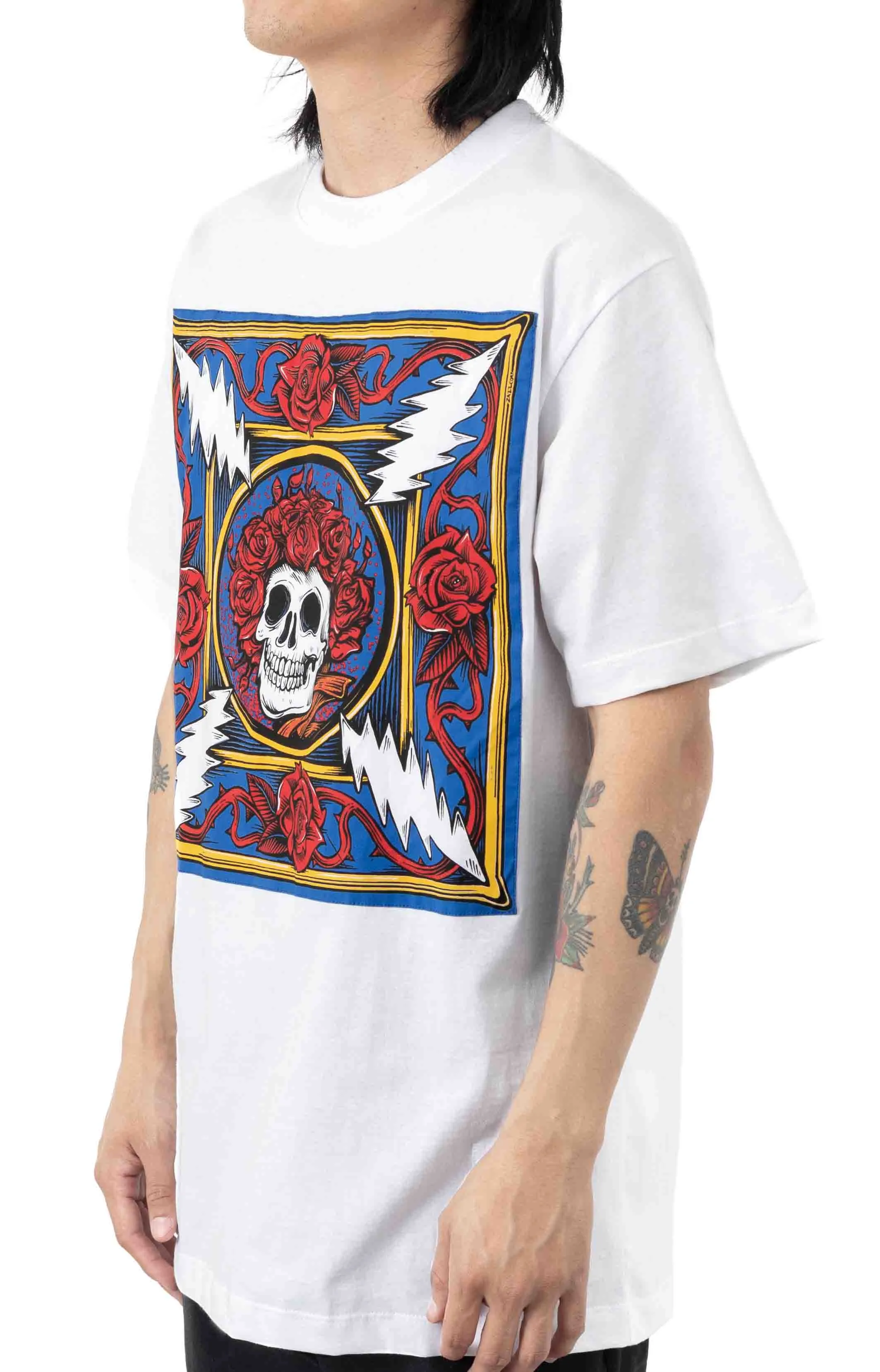 Border Sewn Bandana T-Shirt - White