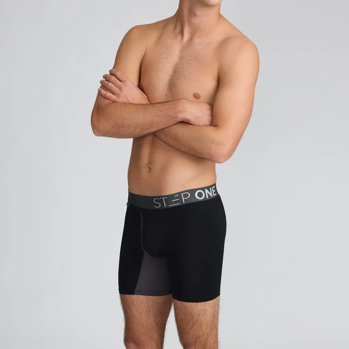 Boxer Brief Fly - Black Currants