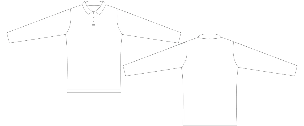 BREEZE LONG SLEEVE STRETCH POLO