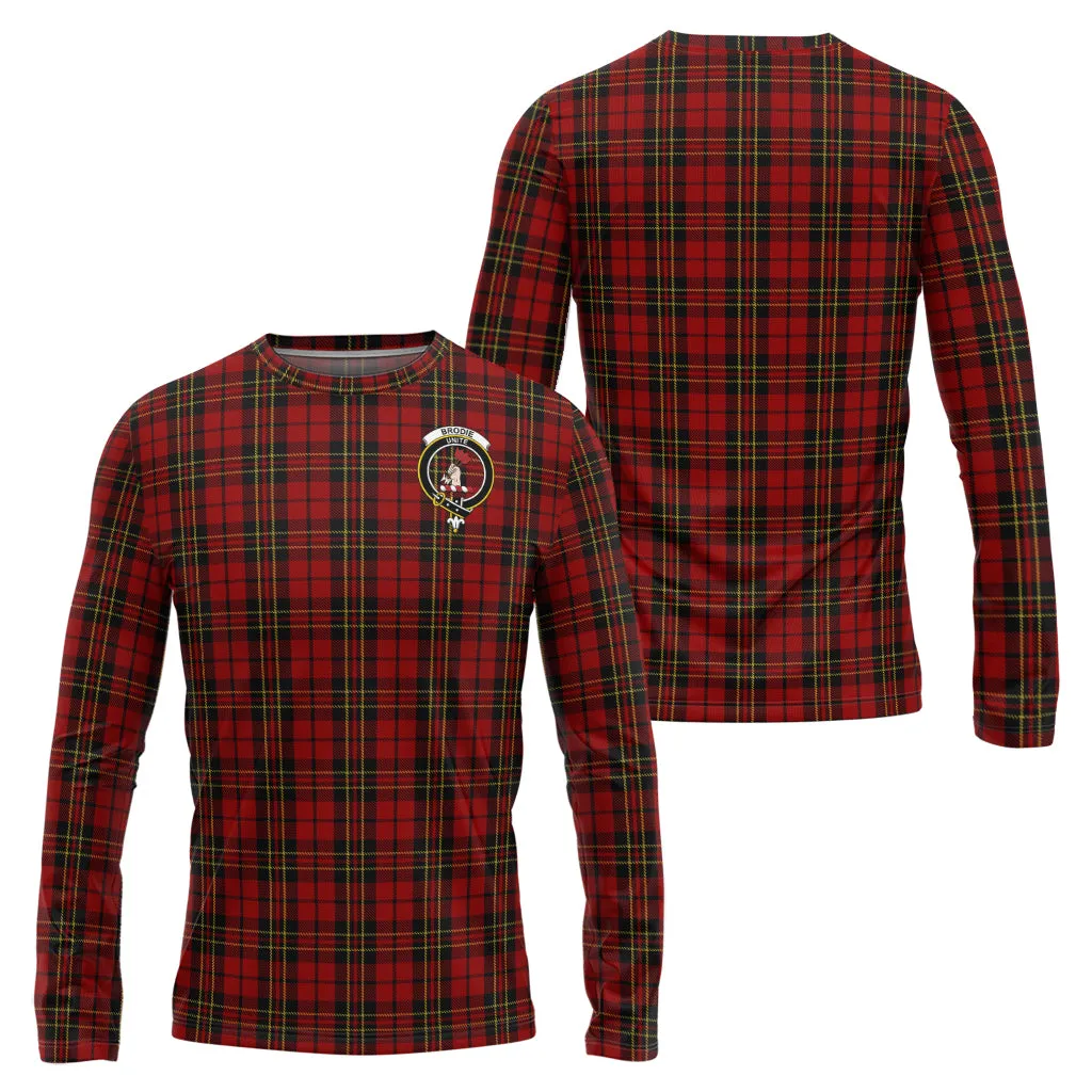 Brodie Tartan Long Sleeve T-Shirt with Family Crest