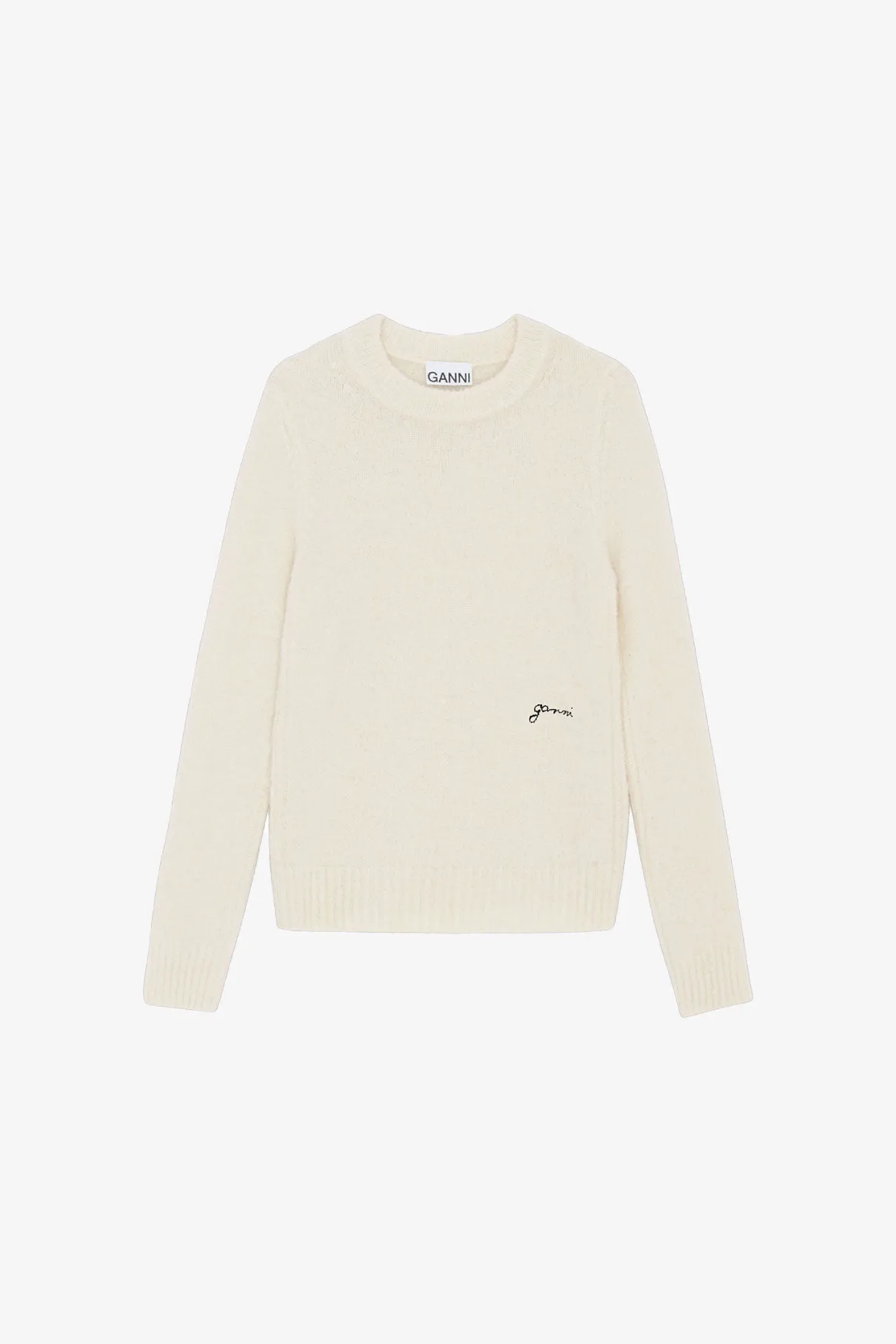 Brushed Alpaca O-neck