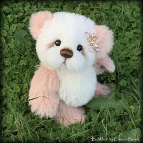 Bubbles - 9" Long-pile Alpaca Artist Bear by Emma's Bears - OOAK
