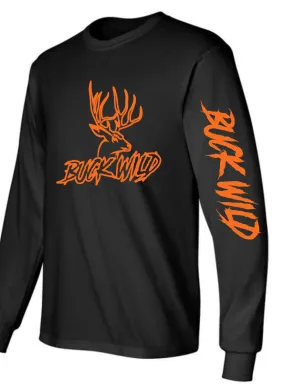Buckwild “Campfire Orange” long sleeve t-shirt