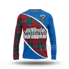Byres (Byses) Family Crest Tartan Long Sleeve T-Shirt Celebrate Saint Andrew's Day in Style
