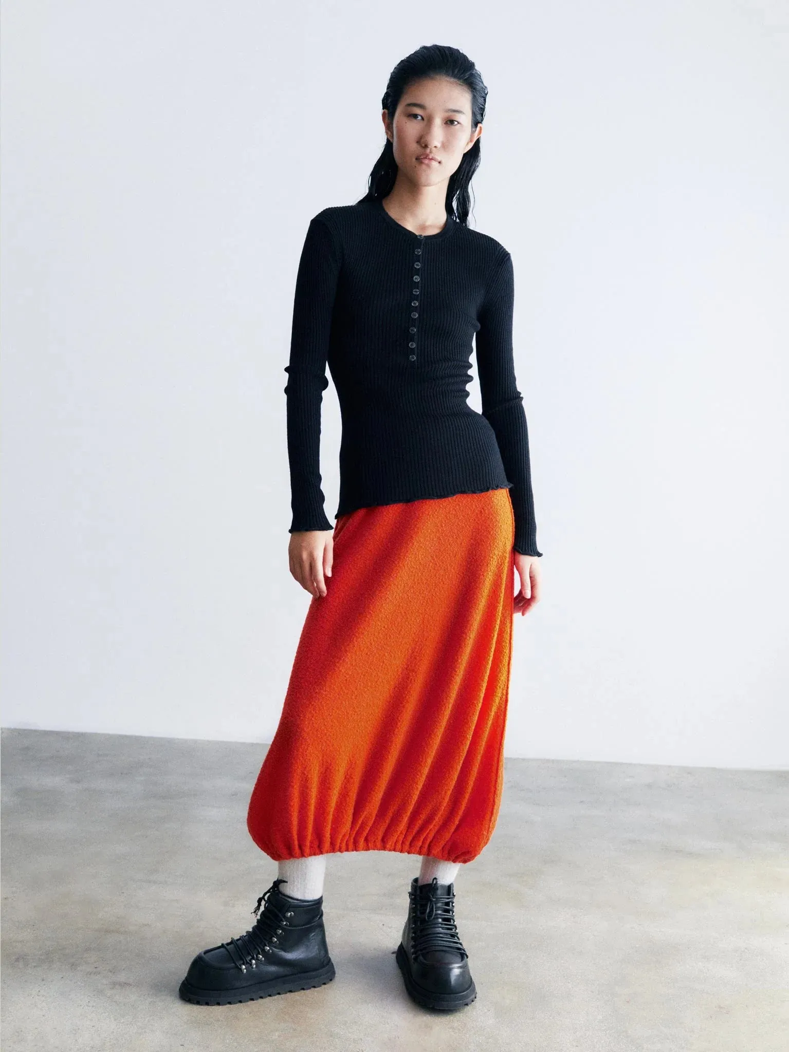 Camino sweater Ribbed fine sweater