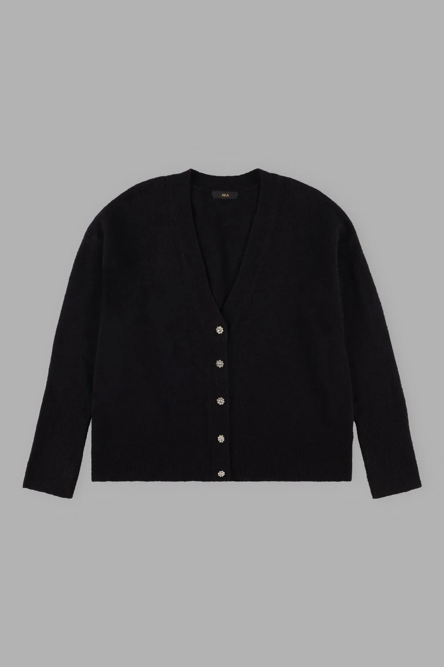 Cardigan en tricot brossé - Femme