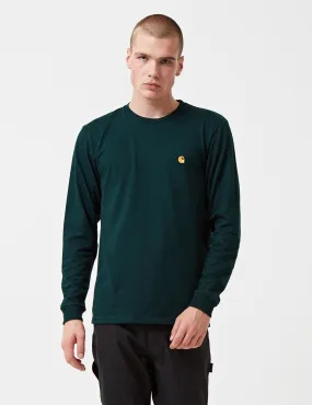 Carhartt Chase Long Sleeve T-Shirt - Parsley Green